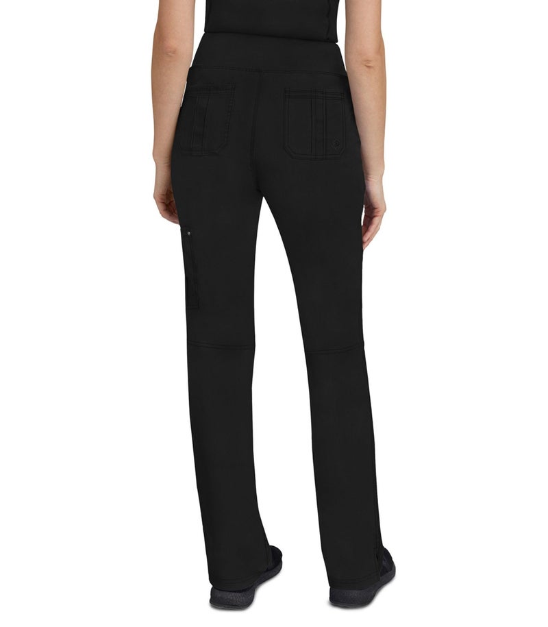 Healing Hands Women's Scrub Pant Tori Cargo Bottoms with 5 Pockets and 2-Way Stretch Fabric Plus Size 9133P, 3XL Petite, Black - Image 2